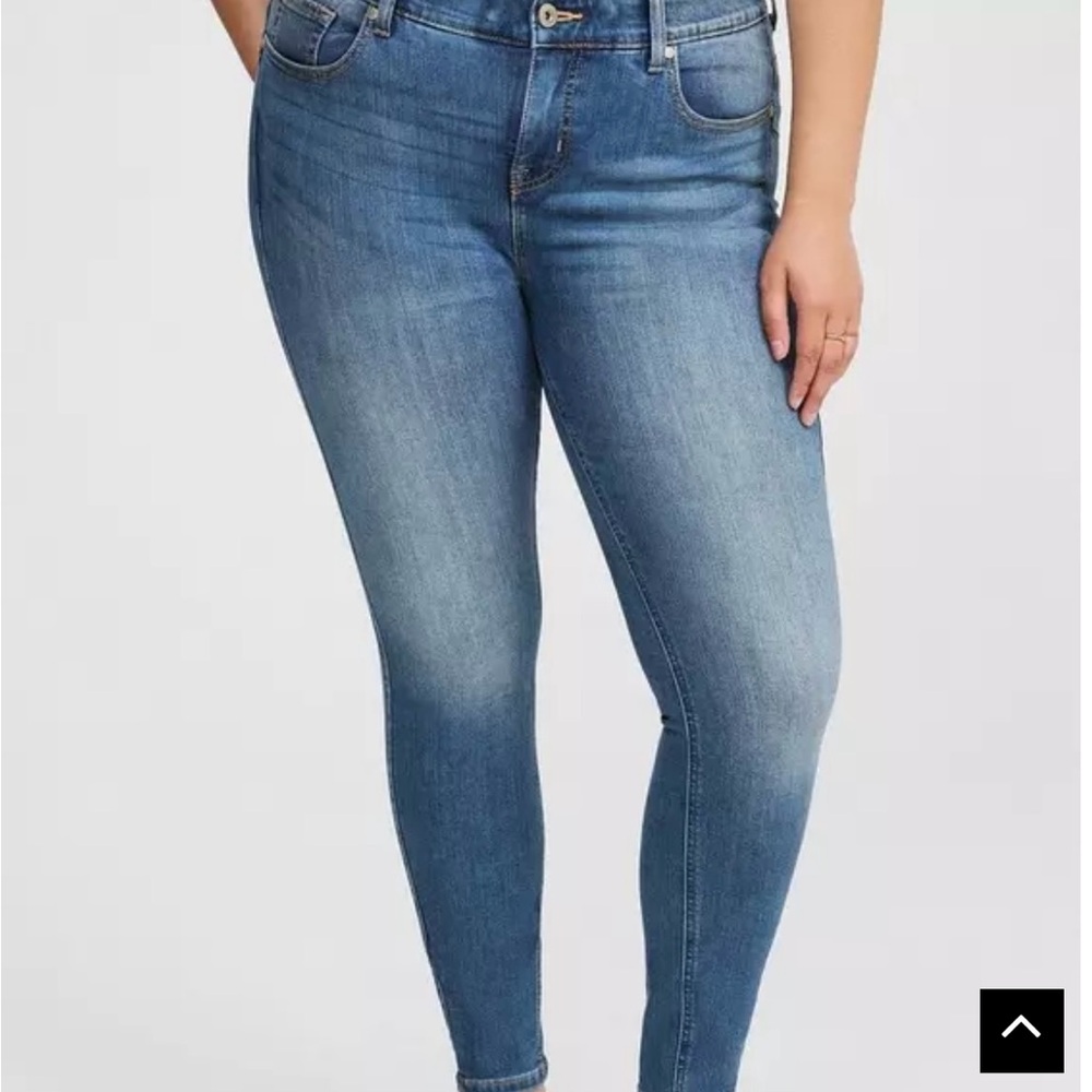 Torrid Bombshell Skinny Premium Stretch High-Rise Jean - Heartthrob